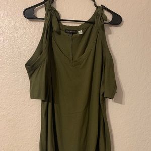 Sharkbite Hem Cold Shoulder Top